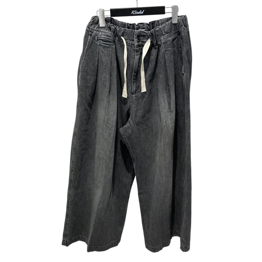 シアージ Sillage circular pants デニムパンツ グレー サイズ：Free