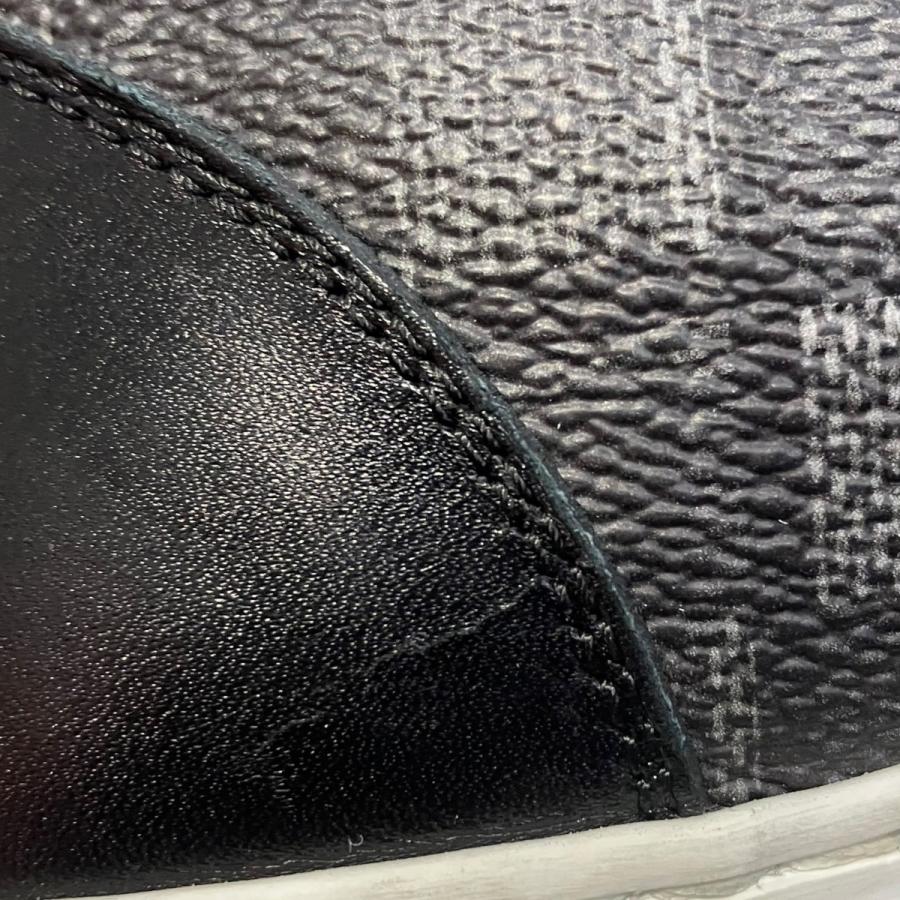 ルイヴィトン LOUIS VUITTON ダミエ タトゥーライン ハイカットスニーカー ハイカットスニーカー GO0169 グレー サイズ：5 1/2