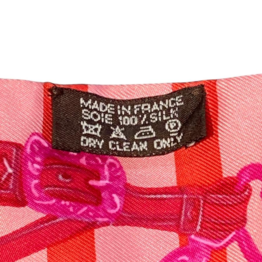 HERMESエルメススカーフ　ピンク系　 BRIDES de GALA HERMES（エルメス） HERMES Brides de galaスカーフ ピンク