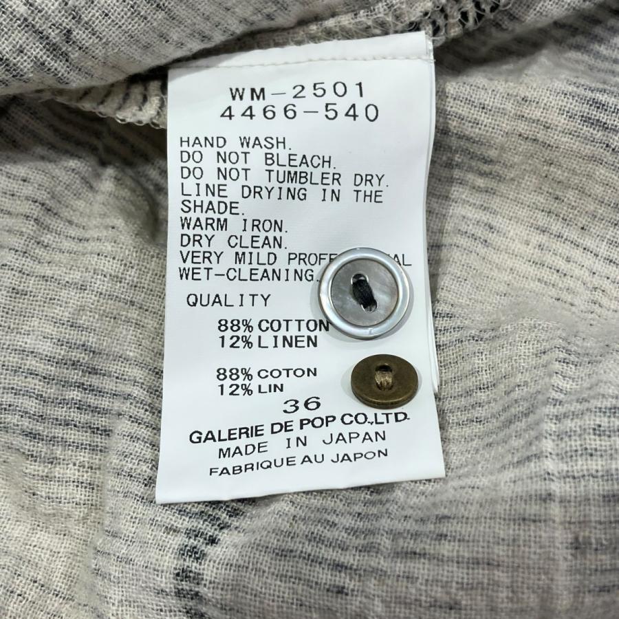 pas de calais（パドカレ） pas de calais 25SS SPRED FOREST プリント
