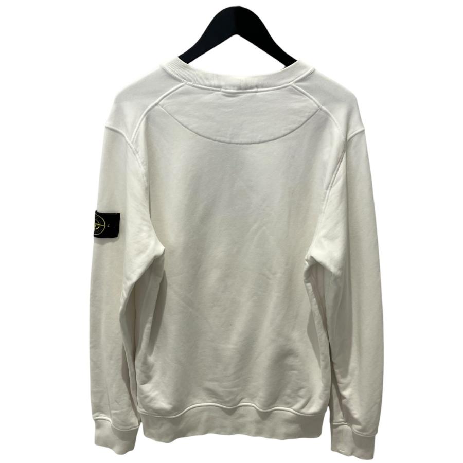 Stone  クルーネック スウェット ホワイト STONE ISLAND（ストーン アイランド） 【値下げ】STONE ISLAND クルー