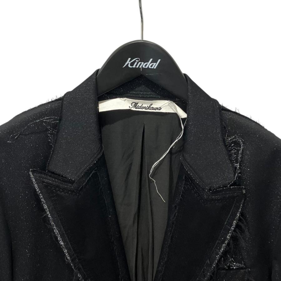 ミドリカワ Midorikawa MID20SS-JK06A single breathted jacket テーラードジャケット ブラック サイズ：の画像