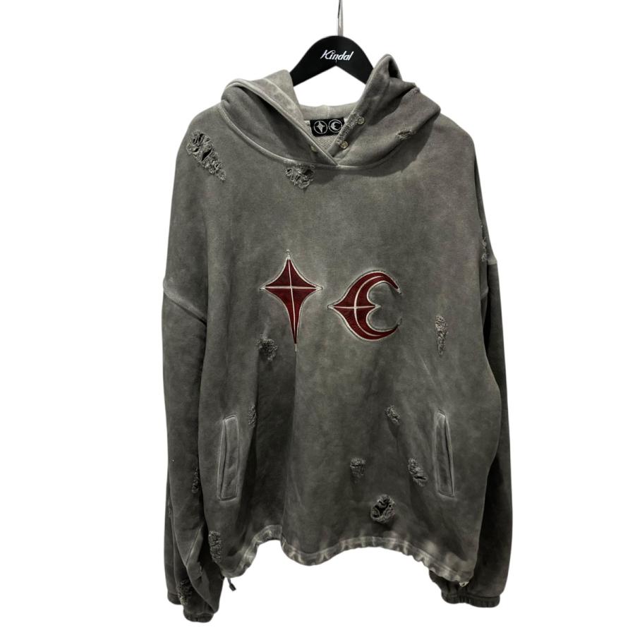 値下げ】THUG CLUB Rock Hoodie パーカー TC23TS0101 グレー サイズ：3
