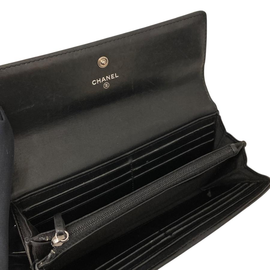 CHANEL（シャネル） ボーイシャネル ロングフラップ ラムスキン 長財布