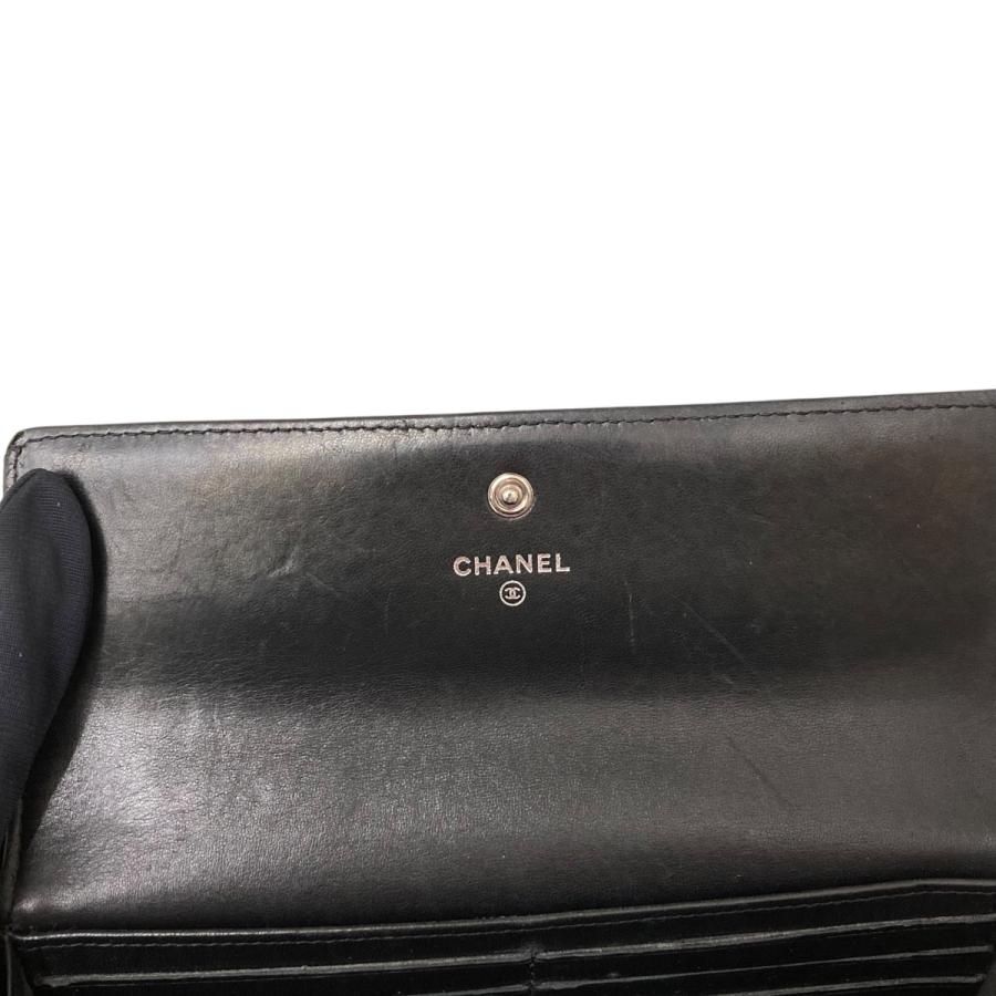 CHANEL（シャネル） ボーイシャネル ロングフラップ ラムスキン 長財布
