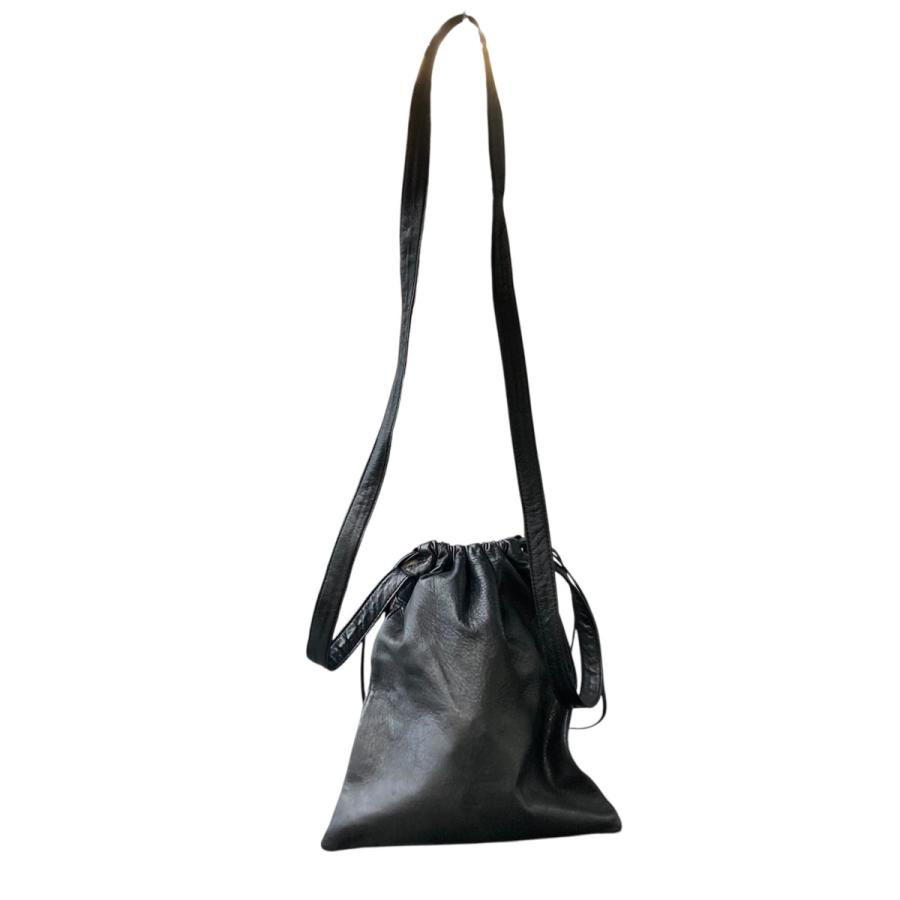 アエタ　ショルダーバッグ　ブラック Aeta アエタ Aeta DOUBLE FACED DRAWSTRING SHOULDER S ショルダー
