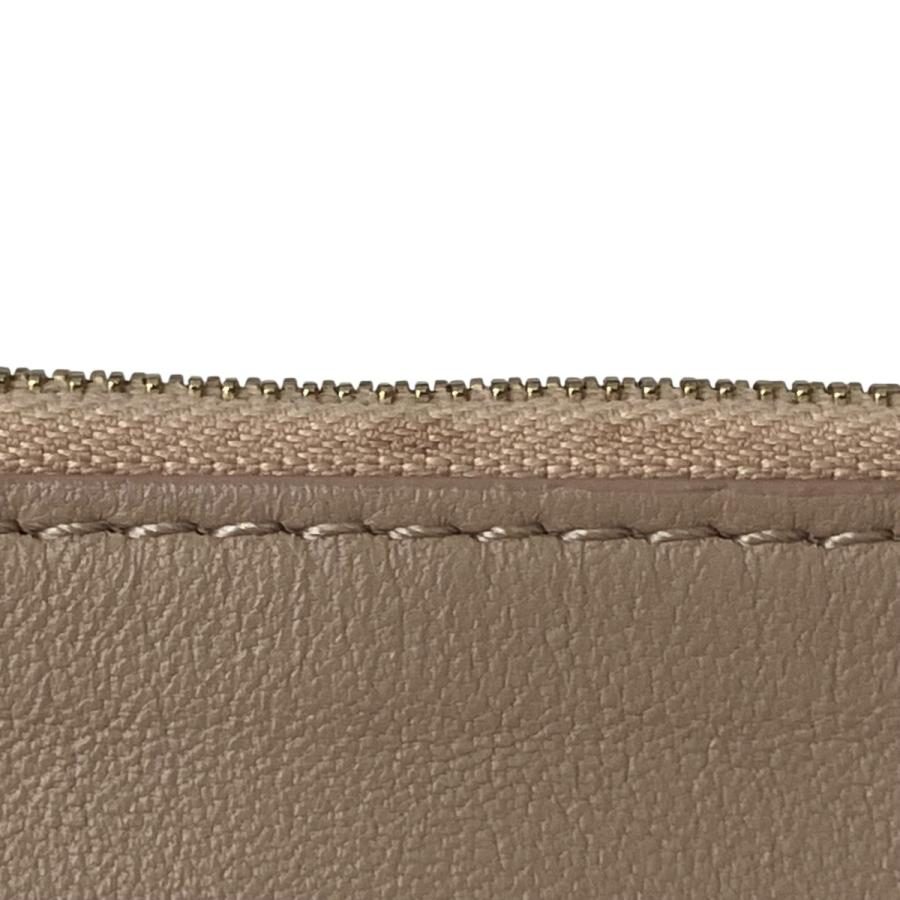 CELINE（セリーヌ） バイカラー クラッチバッグ ベージュ×レッド