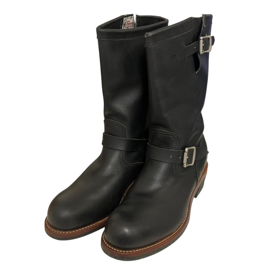 チペワ エンジニアブーツ ブラック 27899 サイズ8 1/2E CHIPPEWA（チペワ） CHIPPEWA Black Motorcycle エンジニアブーツ