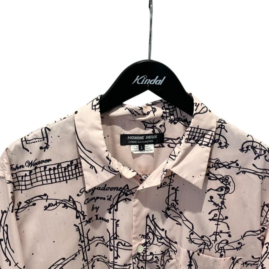 COMME des GARCONS HOMME DEUX コムデギャルソンオムドゥ 音符柄 総柄