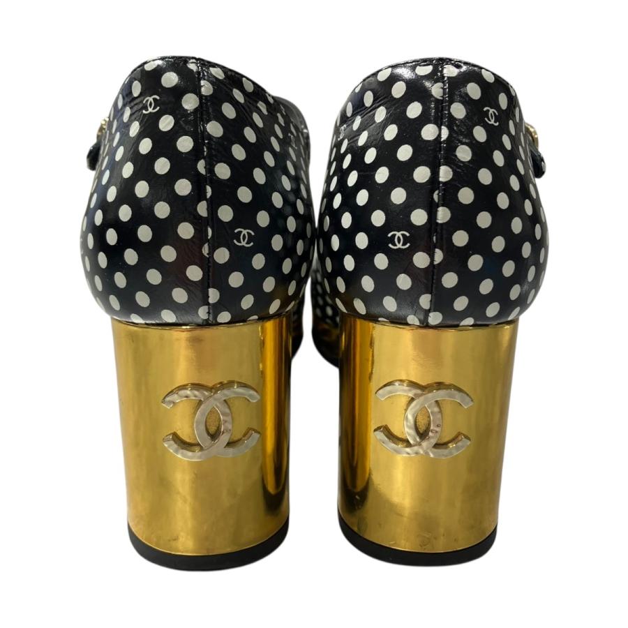 CHANEL（シャネル） 【値下げ】CHANEL ココマークドットヒールサンダル