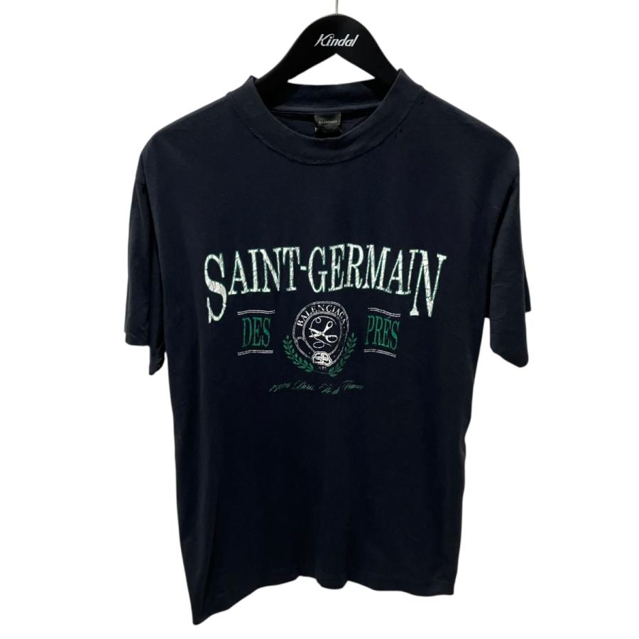 BALENCIAGA（バレンシアガ） デトロイト加工 SAINT GENTLEMAN Tシャツ