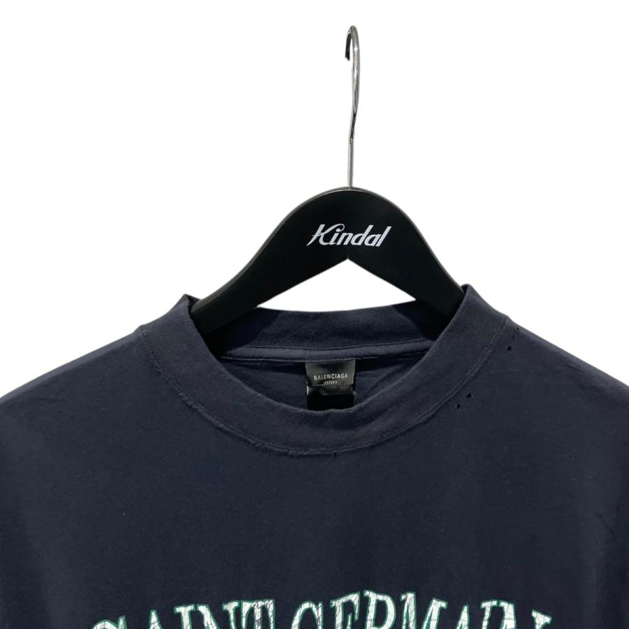 BALENCIAGA（バレンシアガ） デトロイト加工 SAINT GENTLEMAN Tシャツ