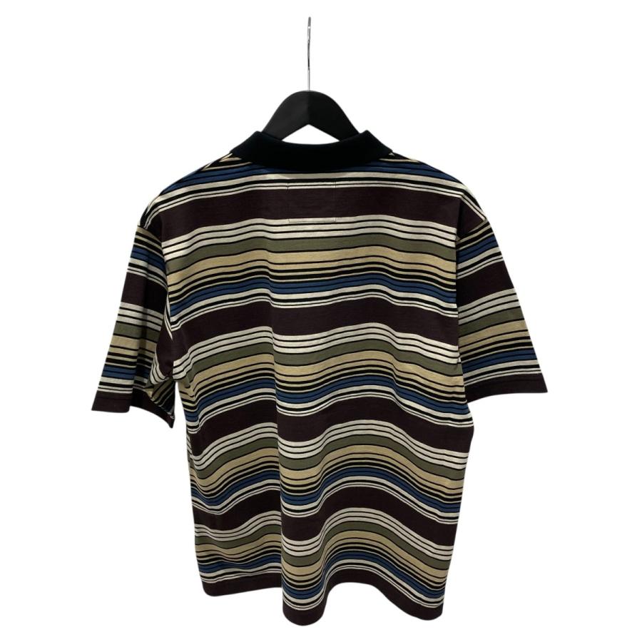 sacai（サカイ） sacai 26SS ボーダーハーフジップTシャツ 26-03984M