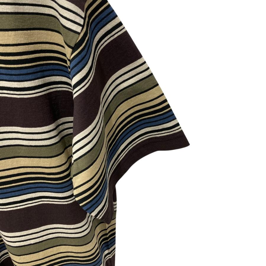 sacai ボーダー ポケットTシャツ サイズ2 26ss 新作 sacai（サカイ） sacai 26SS ボーダーハーフジップTシャツ 26-03984M
