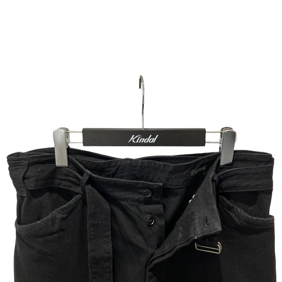 COMOLI（コモリ） COMOLI 24SS ベルテッドパンツ デニムパンツ Z01 