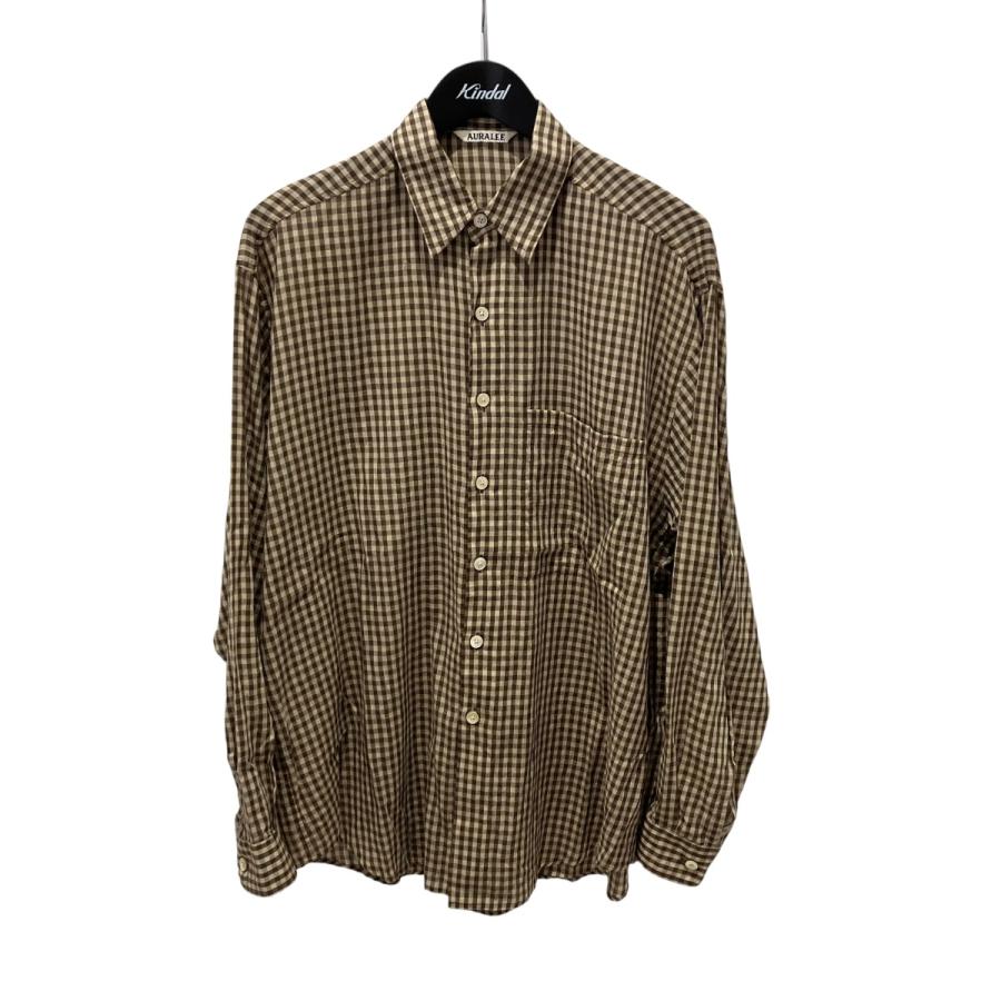 AURALEE（オーラリー） AURALEE 25SS AIRY LIGHT COTTON CHECK BIG 