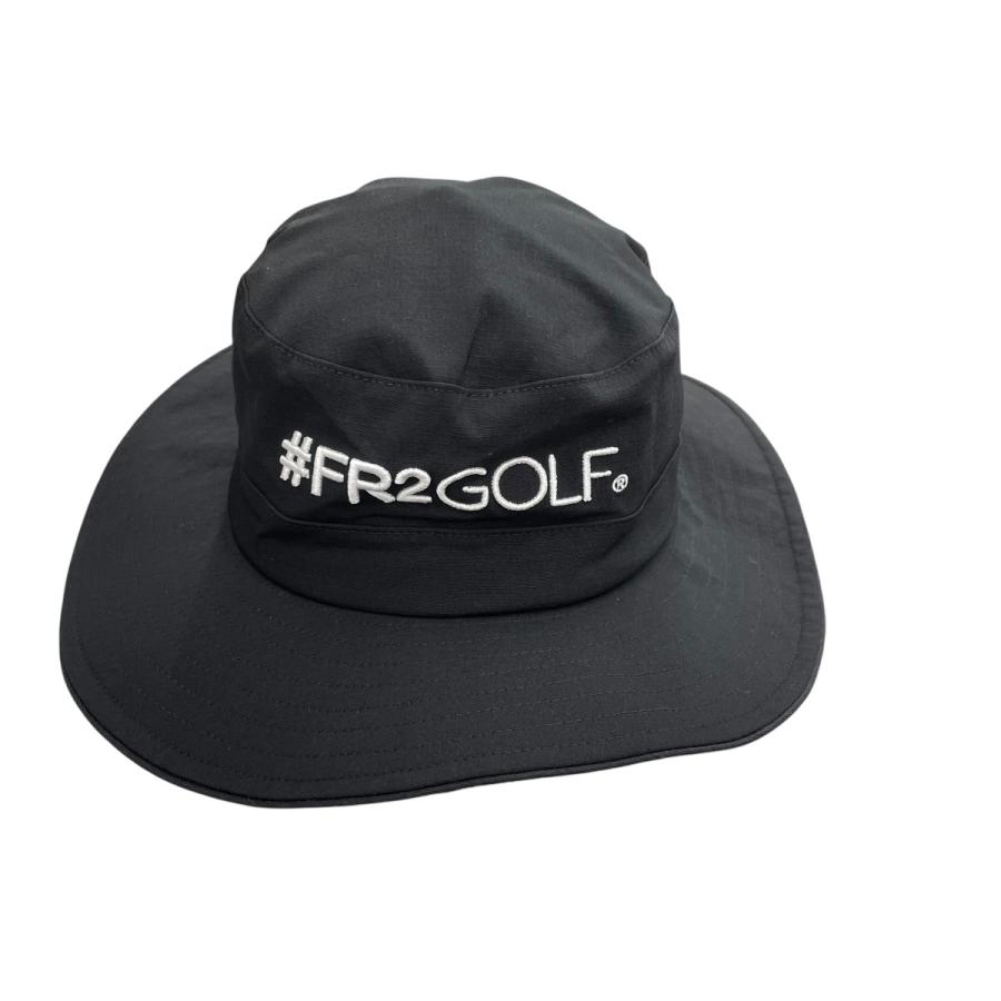 【新品未使用】　FR2GOLF ハット ブラック FR2 エフアールツーゴルフ FR2 GOLF ハット ブラック サイズ：FREE
