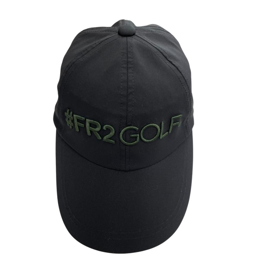 FR2 エフアールツーゴルフ FR2 GOLF ロゴ刺繍CAP キャップ ブラック