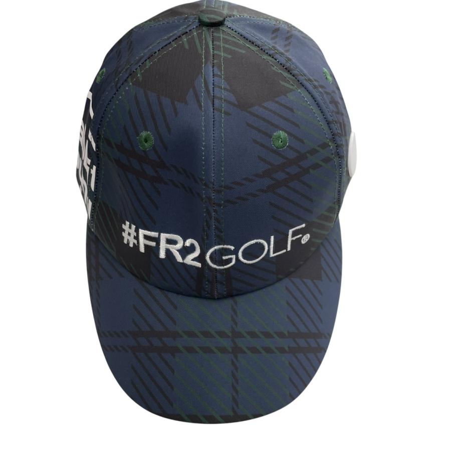 FR2 エフアールツーゴルフ FR2 GOLF キャップ ネイビー×グリーン