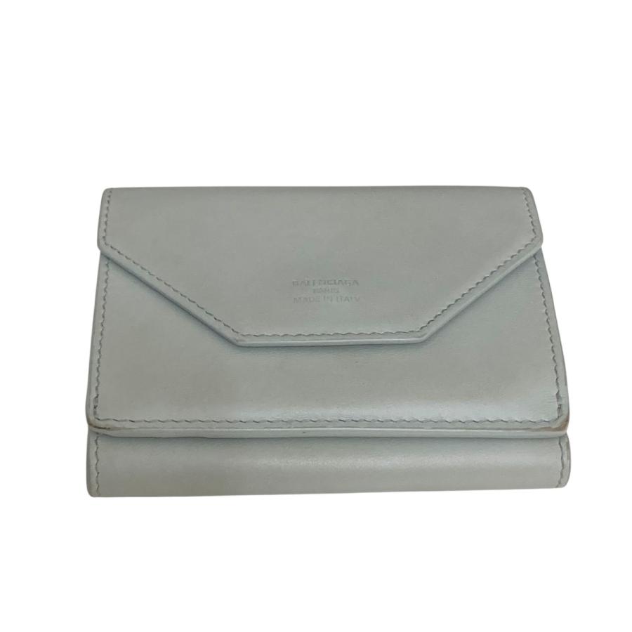 BALENCIAGA 三つ折り財布　値下げ⭕️ BALENCIAGA（バレンシアガ） BALENCIAGA 3つ折り財布 スカイブルー