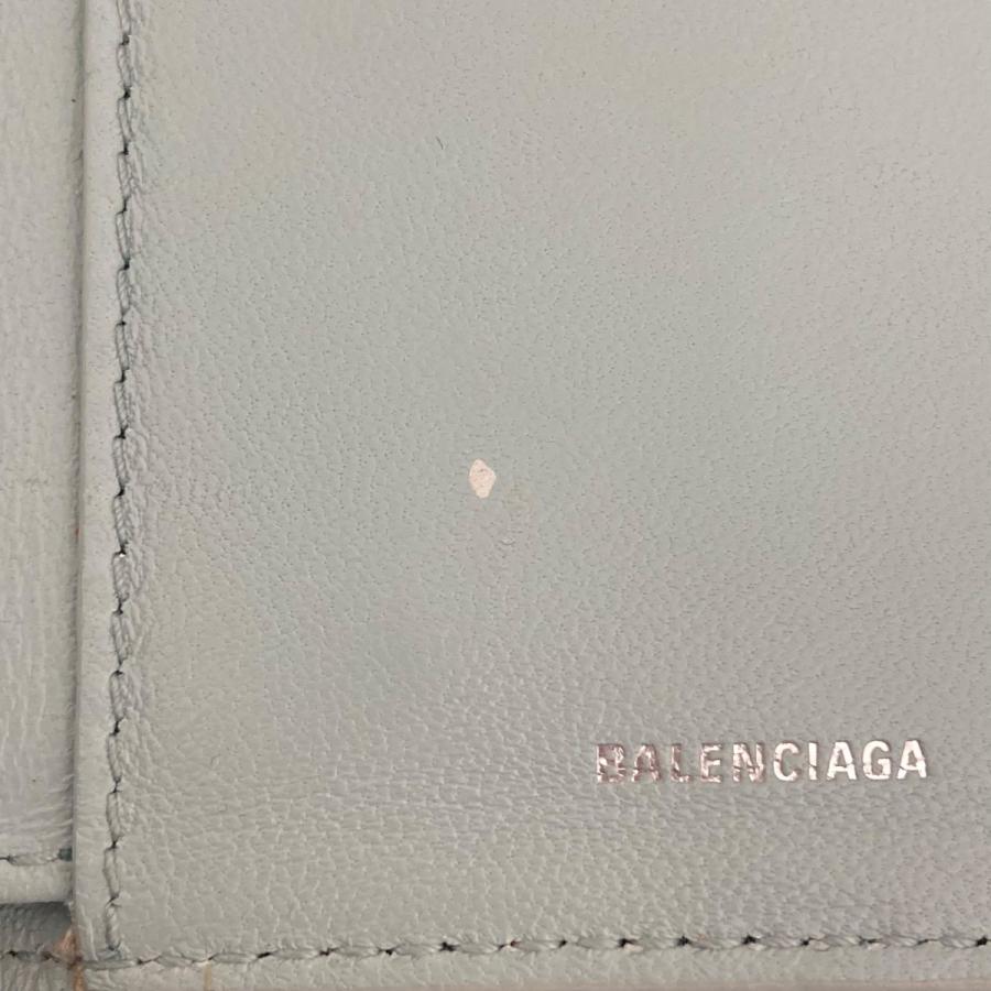 BALENCIAGA（バレンシアガ） BALENCIAGA 3つ折り財布 スカイブルー