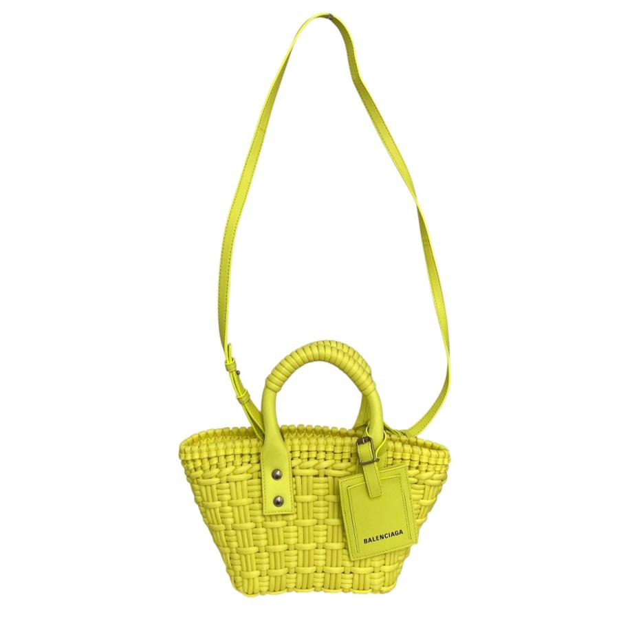 【美品】BALENCIAGA ビストロXXS ハンドバッグ ショルダーバッグ BALENCIAGA（バレンシアガ） BALENCIAGA BISTRO XXS BASKET ミニ