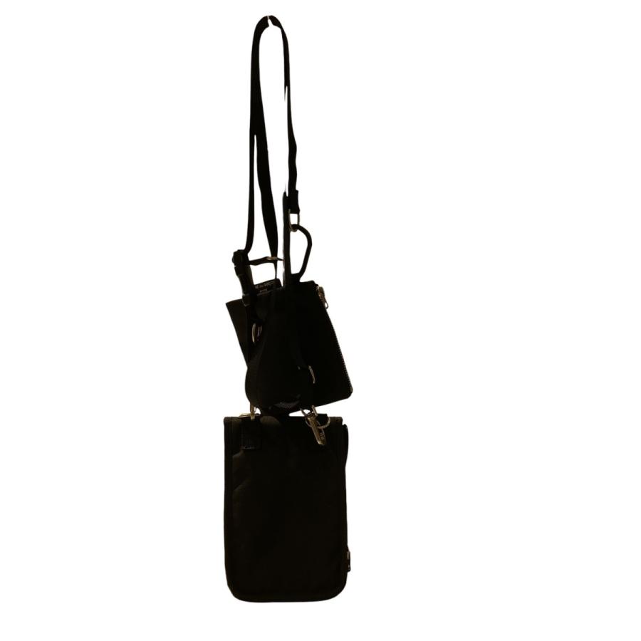 【美品】コムデギャルソンオム × PORTER ショルダーバッグ BLACK COMME des GARCONS HOMME コムデギャルソンオム×ポーター HOMME×PORTER