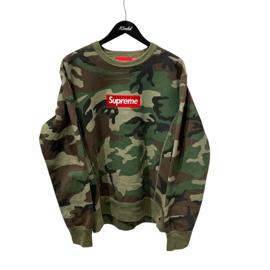 Supreme（シュプリーム） Supreme 15AW Box Logo Crew Neck Camo