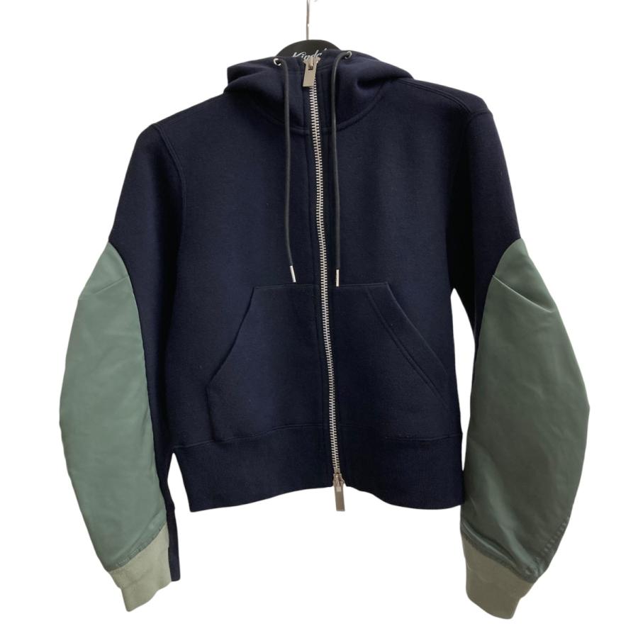 sacai サカイ パーカー 2024aw sacai（サカイ） sacai 24AW ジップパーカー 24-07536 ネイビー