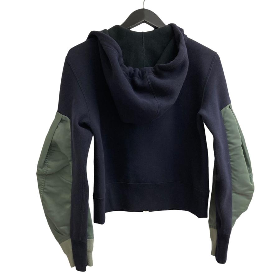 sacai（サカイ） sacai 24AW ジップパーカー 24-07536 ネイビー