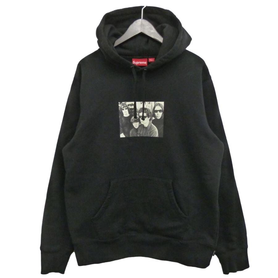Supreme 19aw Hooded Sweatshirt プルオーバーパーカー サイズ M トラスト 0301 ブラック 渋谷神南店