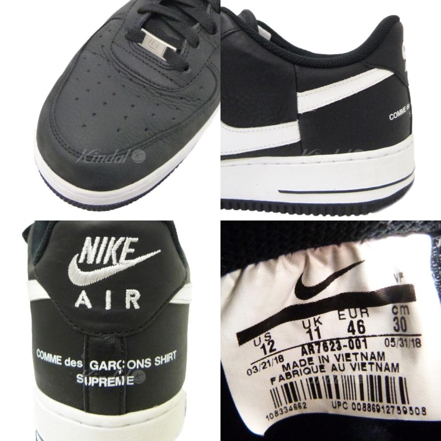 Supreme Nike Come Des Garcons Shirt Air Force 1 Low スニーカー ブラック サイズ 30 渋谷 ブランド古着カインドオル 通販 Yahoo ショッピング