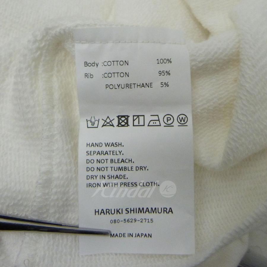 HARUKI SHIMAMURA 変形スウェット ホワイト (渋谷神南店) 220122