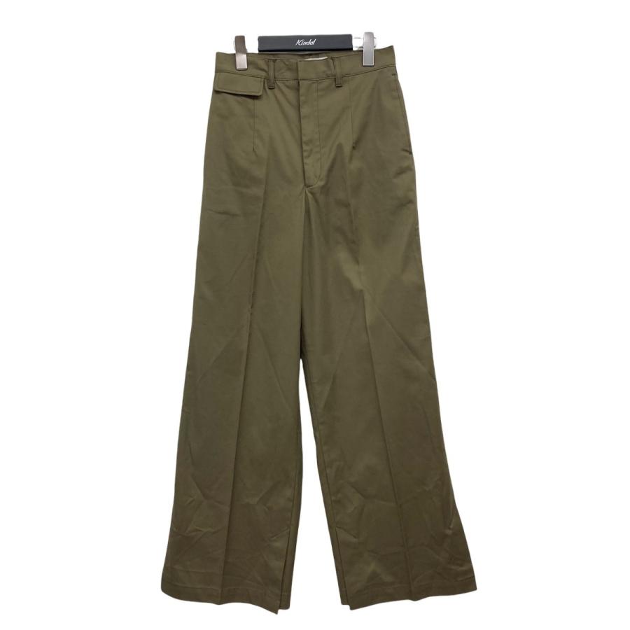 TOGA PULLA 2019SS スリットパンツ オリーブ サイズ：36 (渋谷神南店 