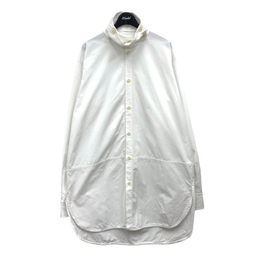 JIL SANDER スタンドカラーホワイトシャツ JIL SANDER スタンドカラーホワイトシャツ