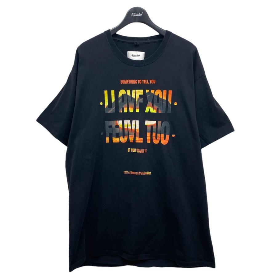 doublet 2020SS 「HIDDEN MESSAGE EMBROIDERY T-SHIRT」プリントT 