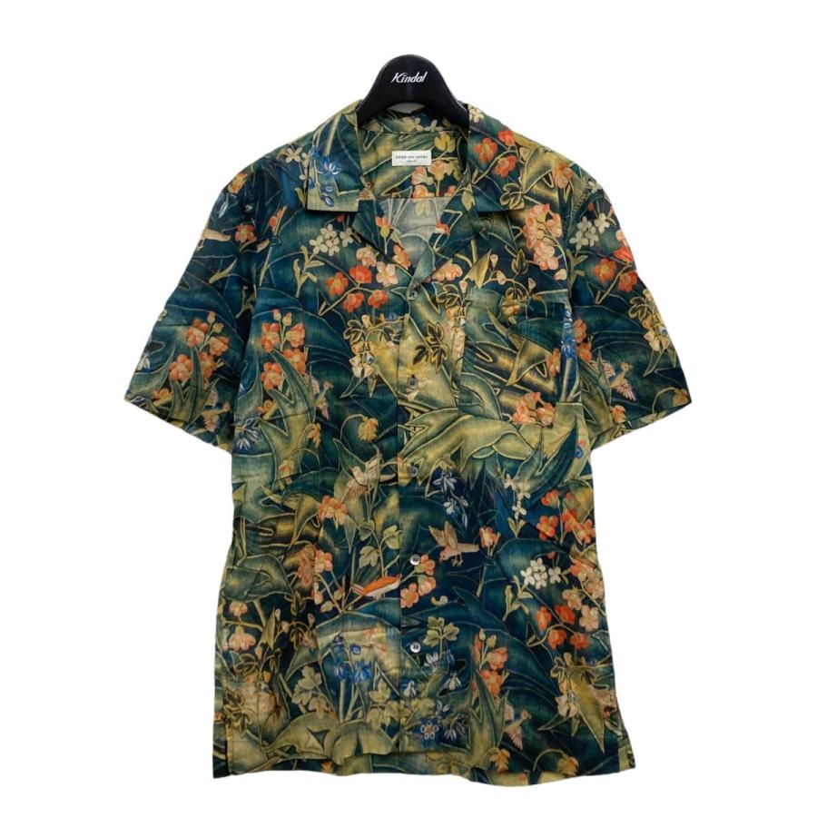 DRIES VAN NOTEN 花柄 半袖シャツ サイズ46