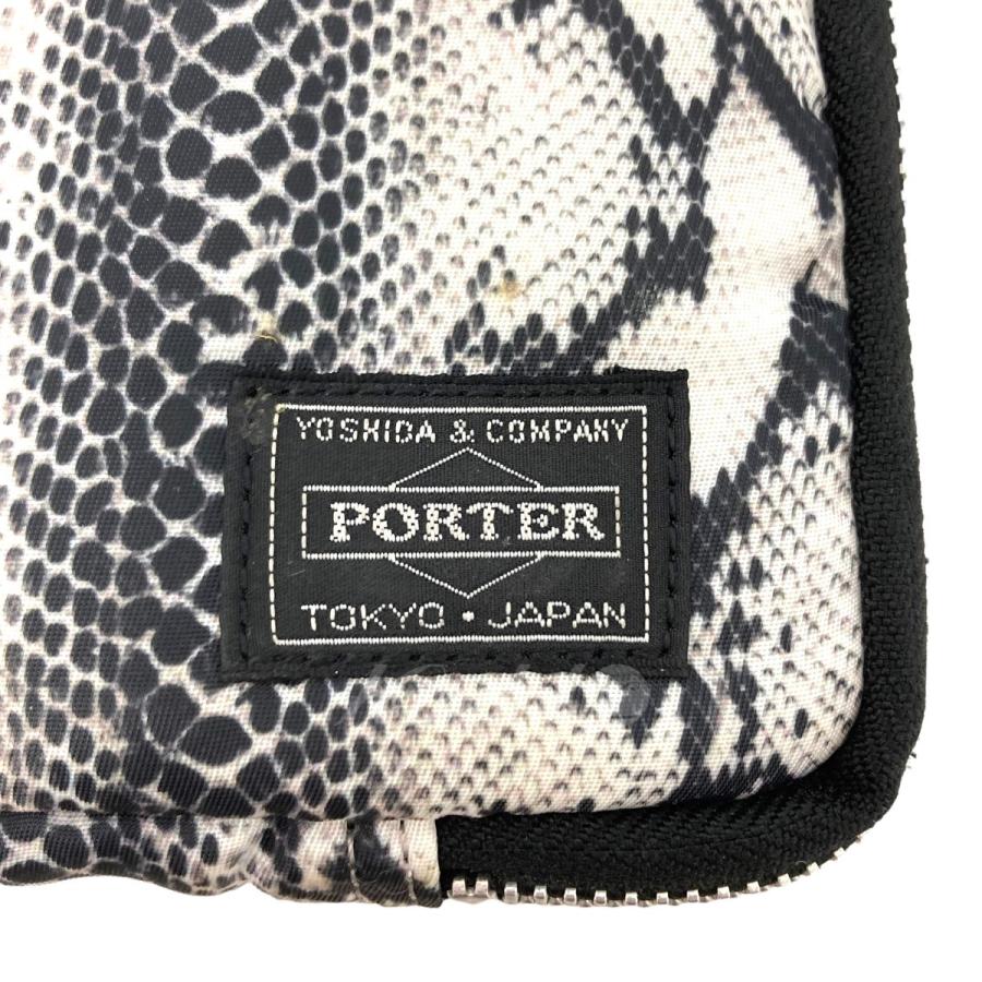 WACKO MARIA MARIA×ポーター 「TRAVEL CASE」 パイソン柄ラウンド  