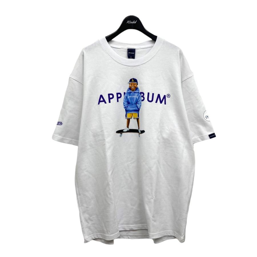 APPLEBUM 「LA Dodgers Boy(Purple＆Gold) T-shirt」 プリントTシャツ  