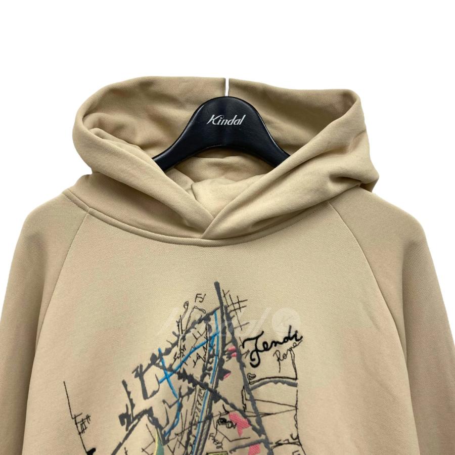 人気商品！】FENDI プルオーバーパーカー ベージュ サイズ トップス