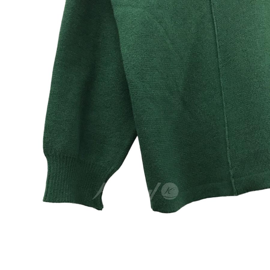 【値下げ】KAIKO BOX KNIT SHIRT ニットシャツ KAIKO-KN-001 グリーン サイズ：2 (EC)｜kindal｜04