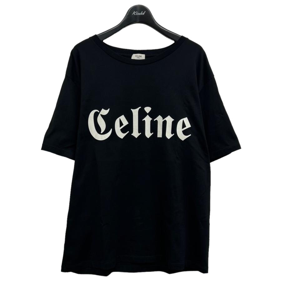 値下げ】CELINE ゴシックロゴTシャツ ブラック サイズ：XS (渋谷神南店 