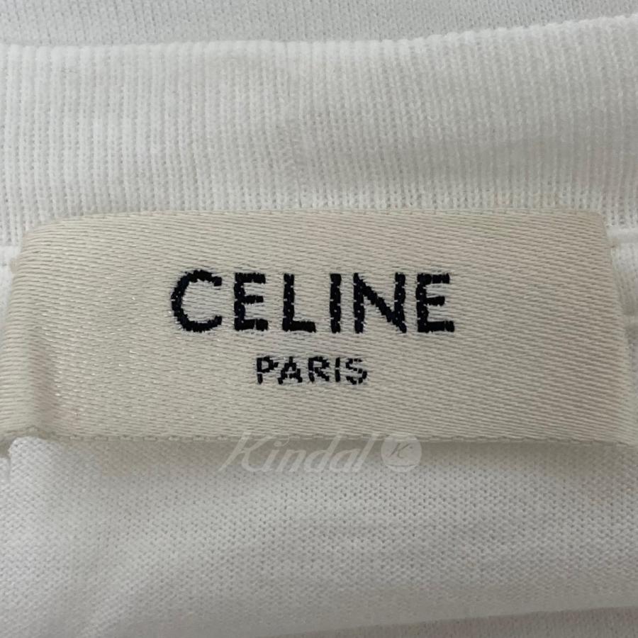 【値下げ】CELINE ゴシックロゴTシャツ ホワイト サイズ：S (渋谷神南店)｜kindal｜05