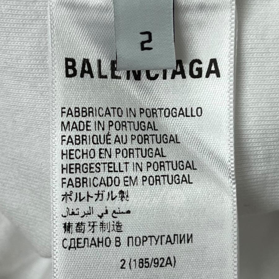 バレンシアガ アディダス BALENCIAGA × adidas 2023SS ロゴオーバーサイズTシャツ ホワイト サイズ：2｜kindal｜05