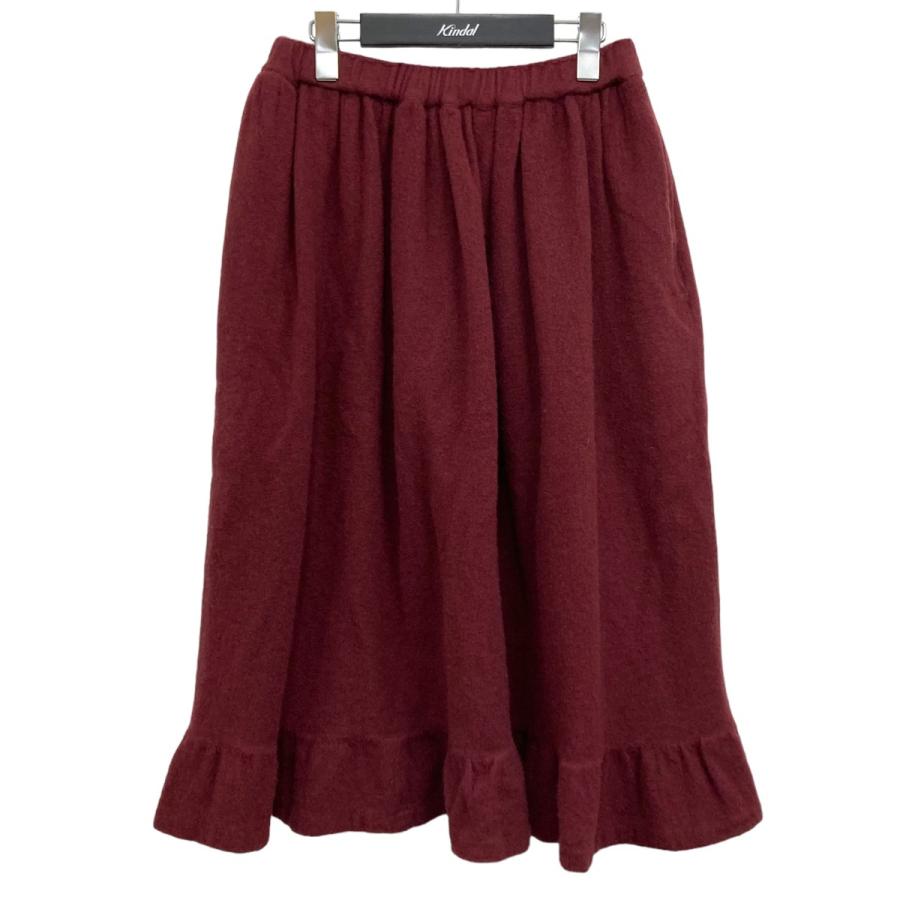 値下げ】COMME des GARCONS GIRL 2022AW ウールフリルスカート  