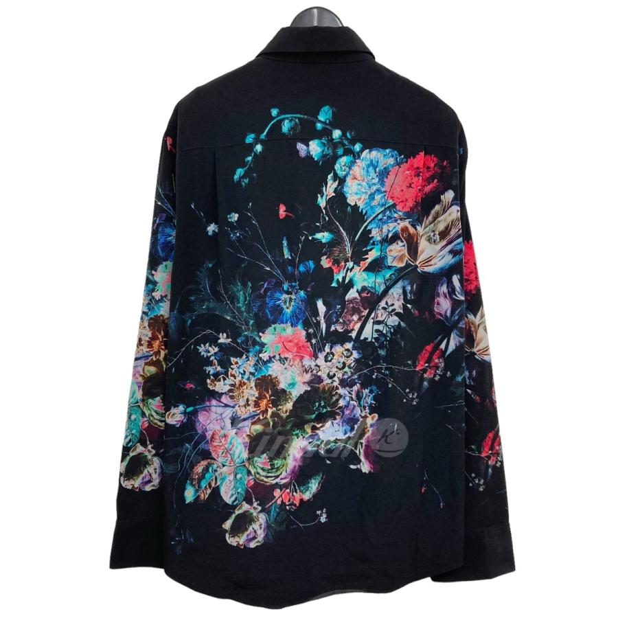 LAD MUSICIAN 【値下げ】LAD 「DECHINE INKJET FLOWER STANDARD SHIRT 