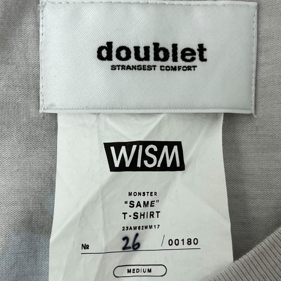 ダブレット×ウィズム doublet×WISM SAME T-SH Tシャツ グレー サイズ：M｜kindal｜06