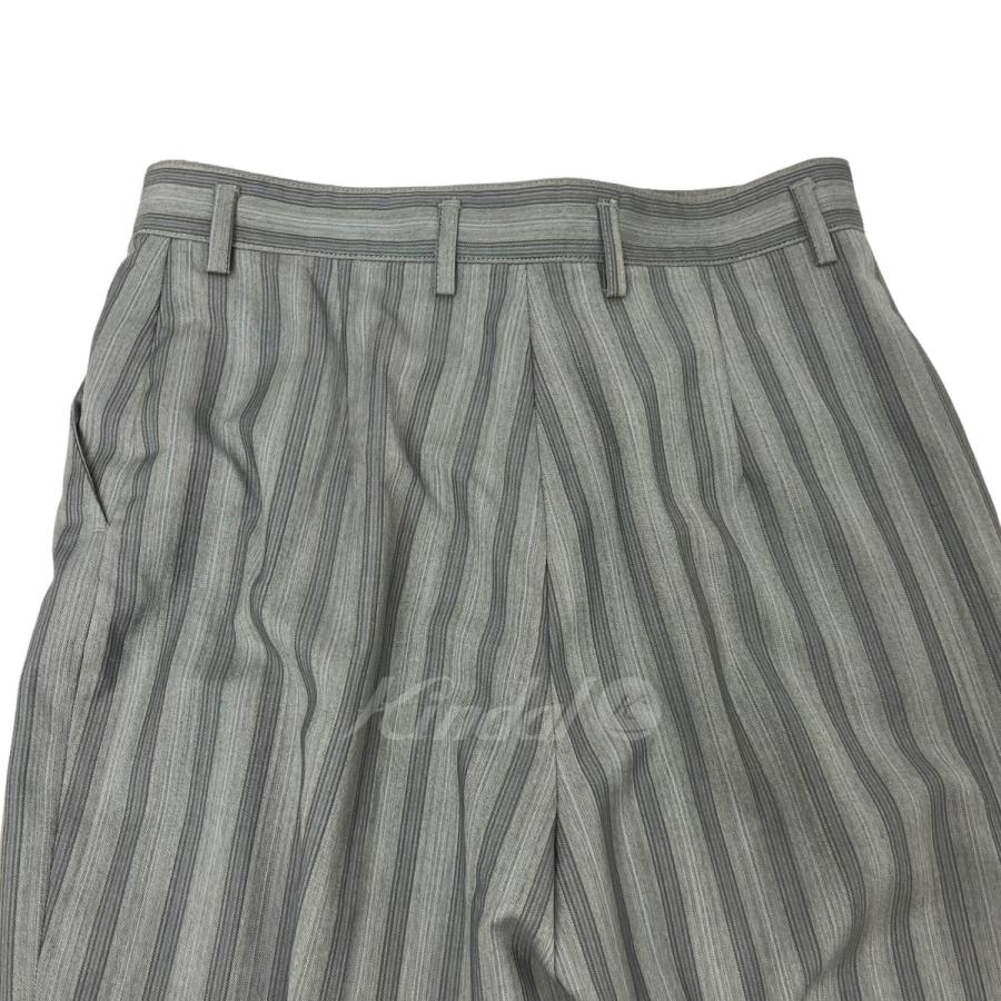 値下げ】ACNE STUDIOS ストライプパンツ グレー サイズ：36 (渋谷神南  