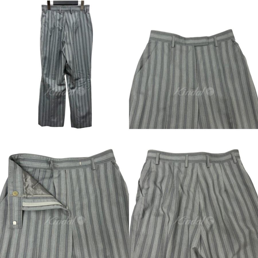 Acne Studios 【値下げ】ACNE STUDIOS ストライプパンツ グレー