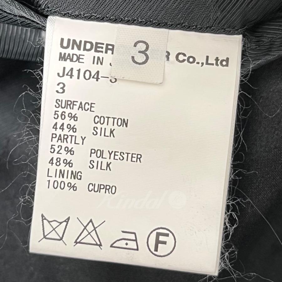 アンダーカバーイズム UNDER COVERISM テーラードジャケット ブラック サイズ：3｜kindal｜08